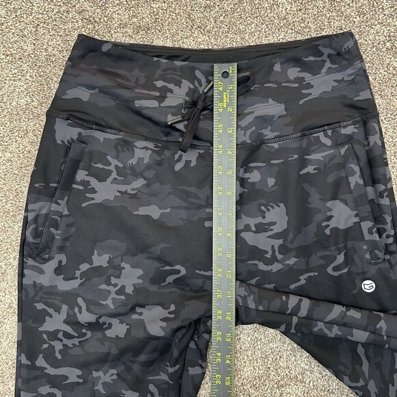 G Gradual Women's Joggers Pants Size S Gray Camo High Waist Zipper Pockets EUC - Picture 13 of 16